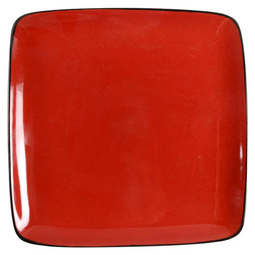 Rave Red Square by Home Trends