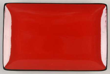 Rave Red Square 12" Rectangular Serving Platter