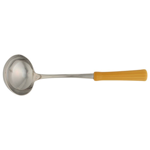 Fiesta Marigold (Intro 2008, 75th Anniversary) Soup Ladle with Stainless Bowl by Homer Laughlin 