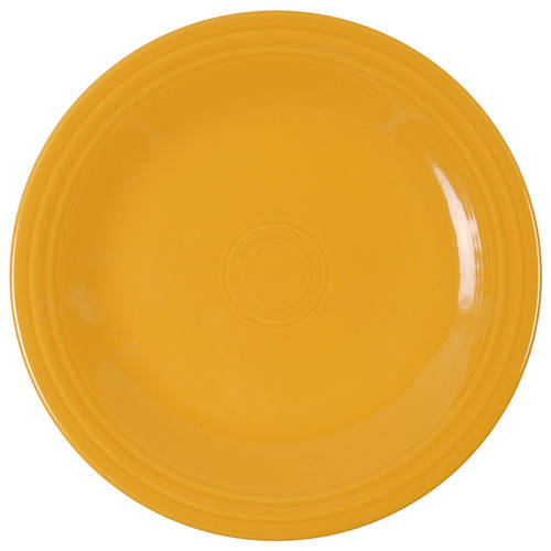 Fiesta Marigold (Intro 2008, 75th Anniversary) Dinner Plate by Homer Laughlin 