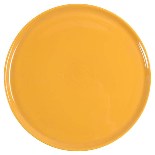 Fiesta Marigold (Intro 2008, 75th Anniversary) 12" Pizza Tray by Homer Laughlin 