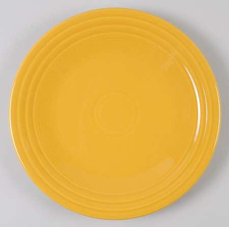 Fiesta Marigold (Intro 2008, 75th Anniversary) Luncheon Plate by Homer Laughlin 
