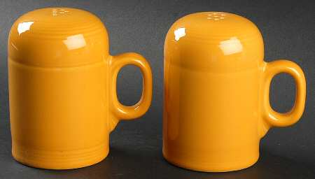 Fiesta Marigold (Intro 2008, 75th Anniversary) Stove Top Salt & Pepper Set