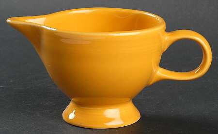 Fiesta Marigold (Intro 2008, 75th Anniversary) Individual Creamer