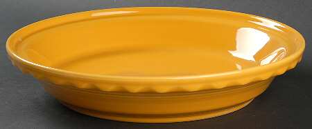 Fiesta Marigold (Intro 2008, 75th Anniversary) 10" Pie Baking Plate