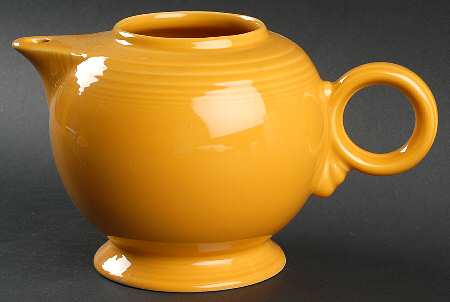 Fiesta Marigold (Intro 2008, 75th Anniversary) Teapot No Lid
