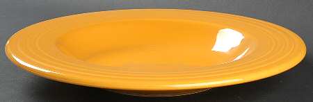 Fiesta Marigold (Intro 2008, 75th Anniversary) 12" Individual Pasta Bowl by Homer Laughlin 