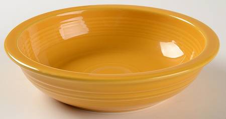 Fiesta Marigold (Intro 2008, 75th Anniversary) 8" Individual Pasta Bowl