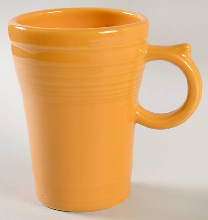 Fiesta Marigold (Intro 2008, 75th Anniversary) Latte Mug by Homer Laughlin 