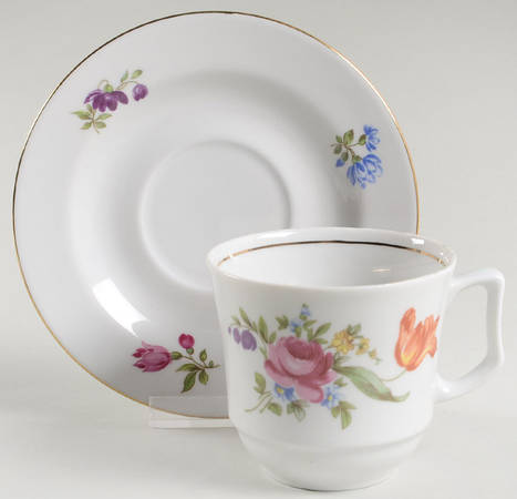 HEP54 Flat Cup & Saucer Set