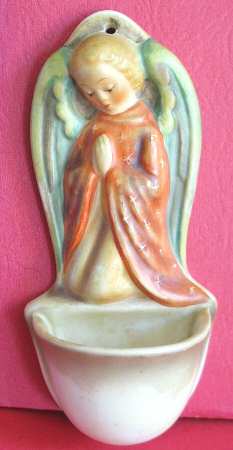 Guardian Angel Holy Water Font by M.I. Hummel
