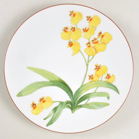 Jardin des Orchidees Dessert/Pie Plate