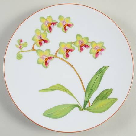 Jardin des Orchidees Dessert/Pie Plate