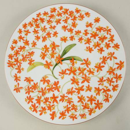 Jardin des Orchidees 12" Chop Plate (Round Platter)
