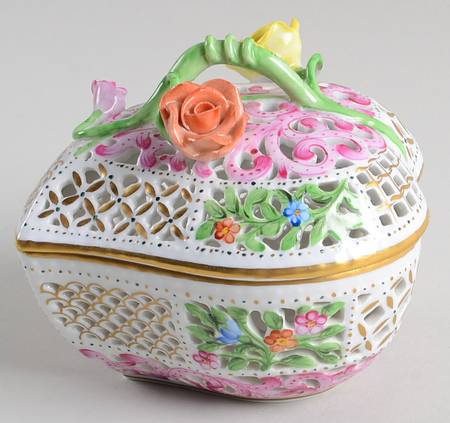 Giftware 4" Heart Shape Bon Bon & Lid