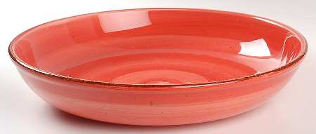 Twist Coral 13" Pasta Serving Bowl