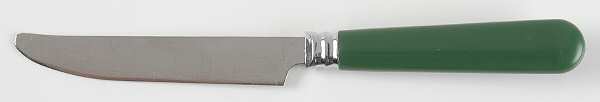 Tartan Ribbon (White Background, Gold Trim) Small Dinner Knife