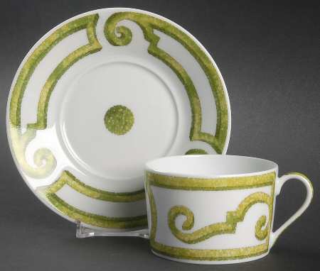 Jardin Francais Flat Cup & Saucer Set