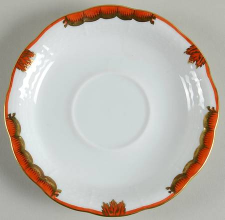 Princess Victoria Rust Saucer