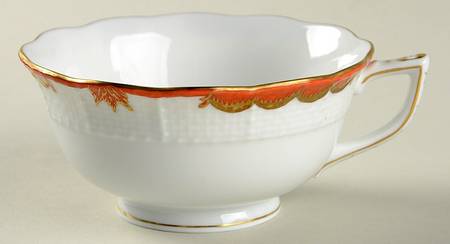 Princess Victoria Rust Footed Cup by Herend