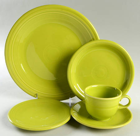 Fiesta Lemongrass (Intro 2009) 5 Piece Place Setting