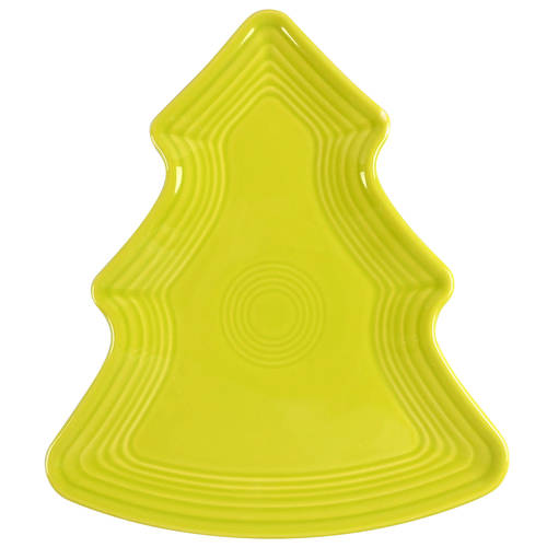 Fiesta Lemongrass (Intro 2009) Tree Shaped Plate by Homer Laughlin 