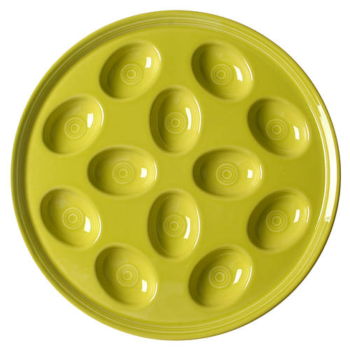 Fiesta Lemongrass (Intro 2009) Deviled Egg Plate