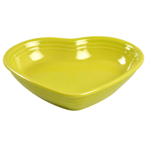Fiesta Lemongrass (Intro 2009) 7" Heart Shaped Bowl