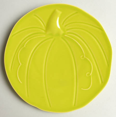Fiesta Lemongrass (Intro 2009) Pumpkin Shaped Plate