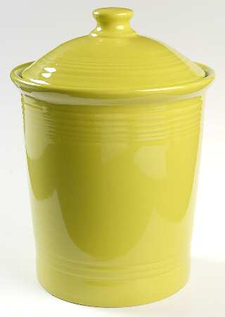 Fiesta Lemongrass (Intro 2009) Medium Canister & Lid