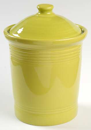Fiesta Lemongrass (Intro 2009) Large Canister & Lid