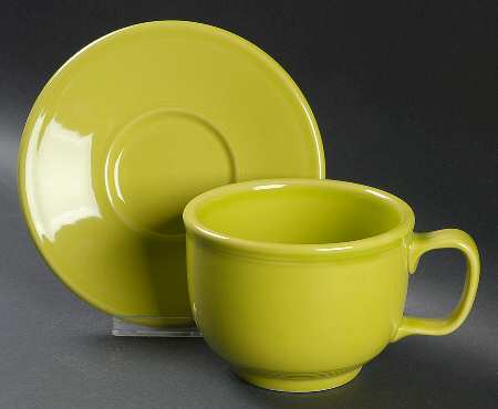Fiesta Lemongrass (Intro 2009) Jumbo Cup & Saucer Set