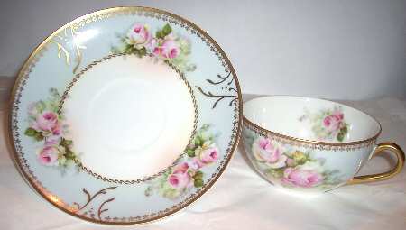 HBU12 Flat Cup & Saucer Set by Hub China
