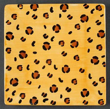 Safari Square Salad Plate