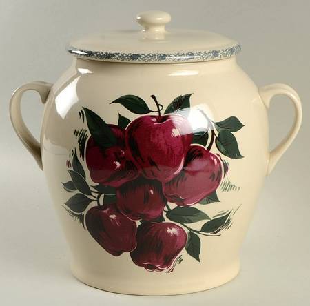 Apple Medium Canister & Lid