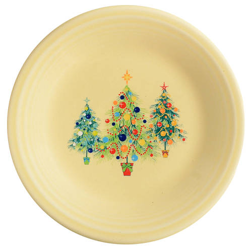 Fiesta Christmas Tree Salad Plate