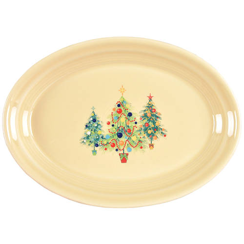 Fiesta Christmas Tree 9" Oval Serving Platter