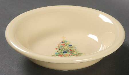 Fiesta Christmas Tree Fruit/Dessert (Sauce) Bowl