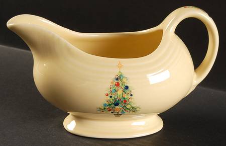 Fiesta Christmas Tree Open Sauce Boat