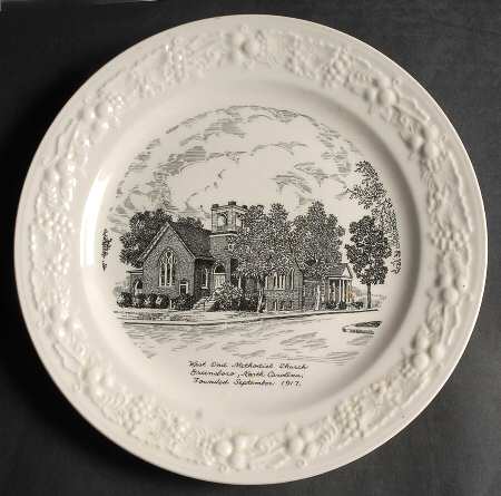 Church Plates (Various Shapes) Dinner Plate