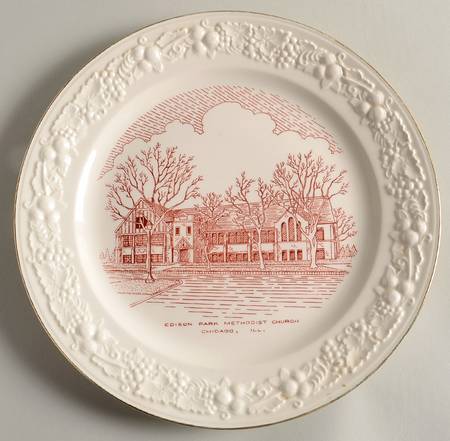 Church Plates (Various Shapes) Dinner Plate