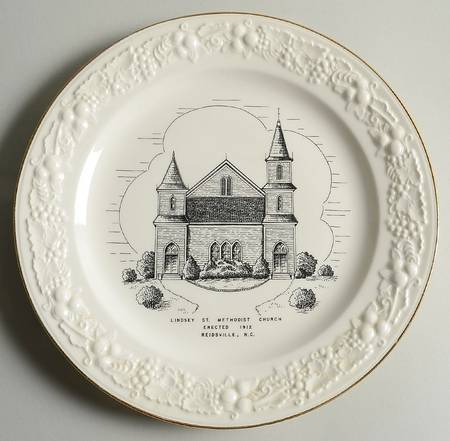 Church Plates (Various Shapes) Dinner Plate