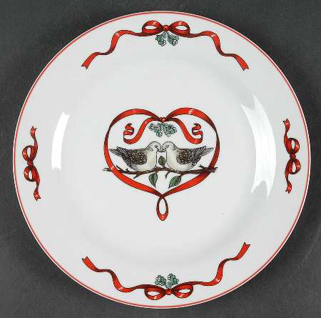 12 Days of Christmas Salad Plate