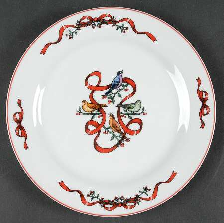 12 Days of Christmas Salad Plate