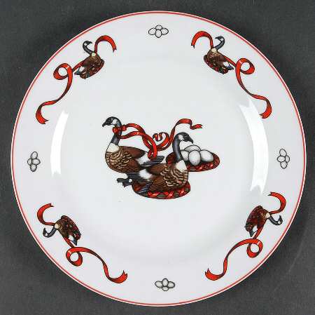 12 Days of Christmas Salad Plate