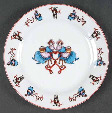 12 Days of Christmas Salad Plate