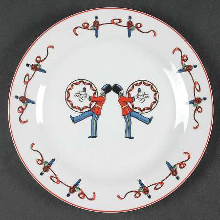 12 Days of Christmas Salad Plate