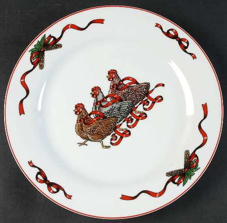 12 Days of Christmas Dinner Plate