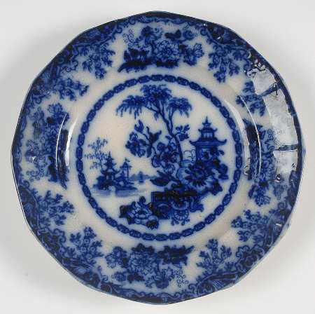 Rhoda Garden (Flow Blue) by Hackwood