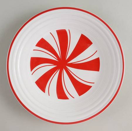 Fiesta Peppermint Red and White by Homer Laughlin 